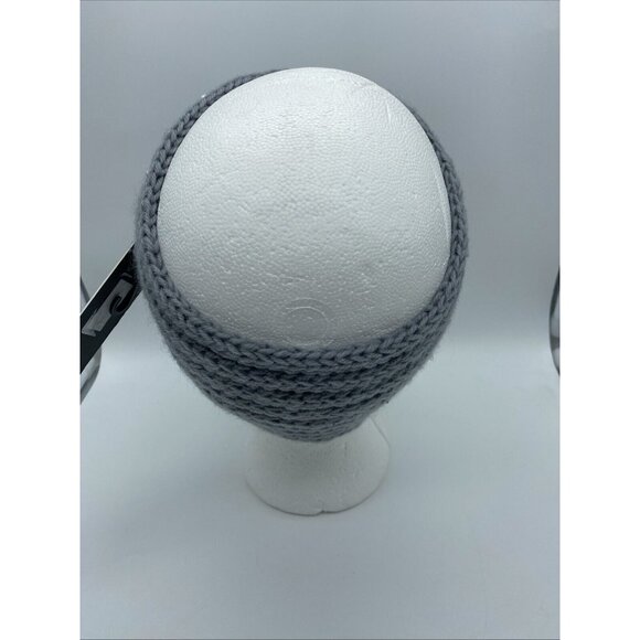 Winter Knitted Cross Pearl Headband Women's Gray Hair Accessories La Valentina - Picture 3 of 11